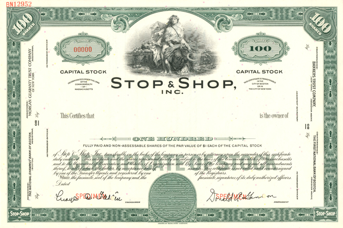 Stop and Shop Inc.